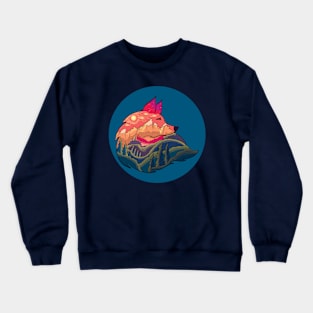 Fox in the Landscape Crewneck Sweatshirt